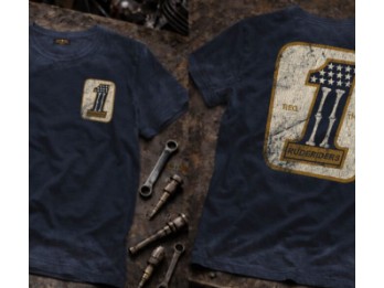 RudeRiders®T-Shirt: #1ONE- blau