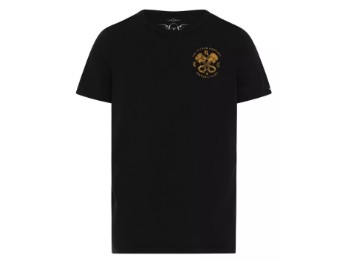 T-Shirt In Rust schwarz