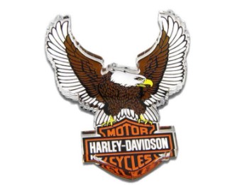 H-D®Magnet Cut-Out: Up-Winged Eagle, Hard Acrylic