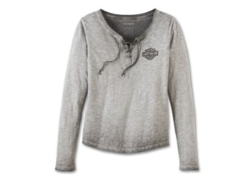 H-D®Langarmtop: Throttle Lace-Up