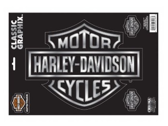 H-D®Aufkleber: Bar&Shield
