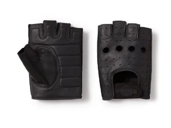 H-D®Handschuhe: Fingerlos-Klettverschluss