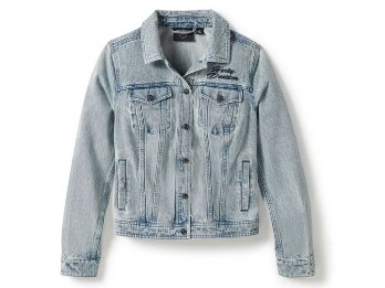 H-D®Jeansjacke: Rose & Thorn
