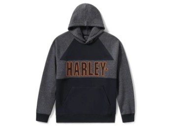 H-D®Hoodie: Bar Font Colorblock
