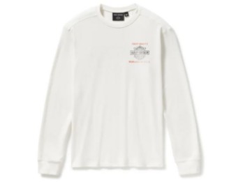 H-D®Langarmshirt: Bar&Shield