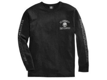 H-D®Longsleeve: Skull Willie G