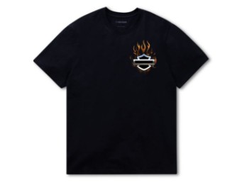 H-D®T-Shirt: LFR Chrome Skull