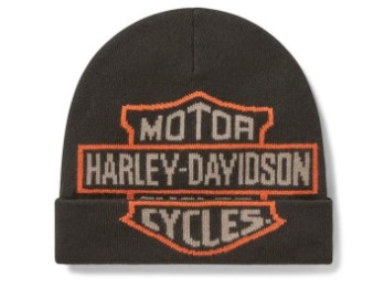 H-D®Beanie: Oversized Bar & Shield