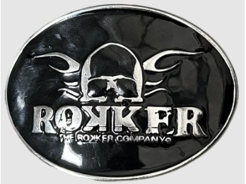 ROKKER Gürtelschnalle: EMAILLE