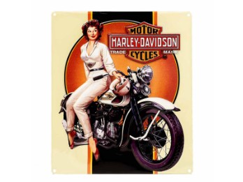  H-D Dreaming Babe Tin Sign