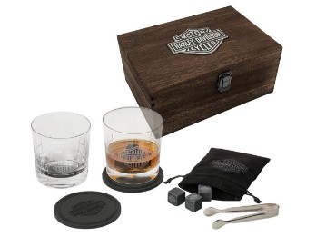 H-D Premium Whiskey Glass Gift Set
