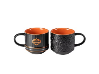 H-D®Tassen Set: Open Bar&Shield