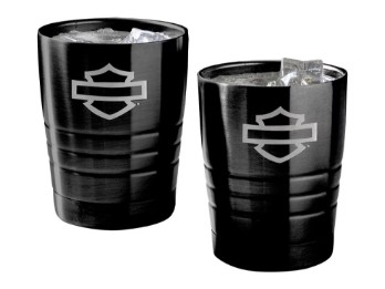 H-D® Edelstahlgläser: Open Bar&Shield