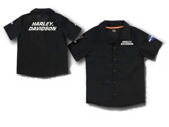 1071411, Woven Pit Crew Shirt