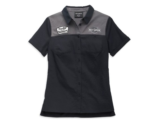 96281-23VW_Colorblock-Design – Black Beauty Modern Mechanic Colorblock Shirt für Damen_f