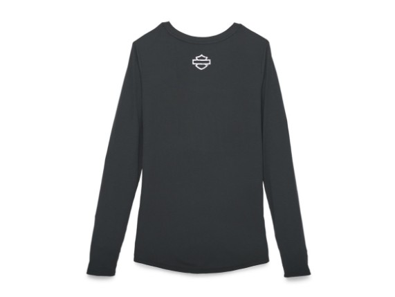 Metropolitan Long Sleeve V Neck Tee Für Damen 