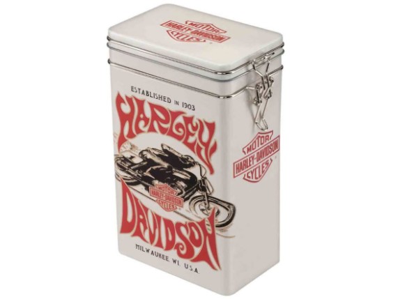 HDL-18628, H-D-1970s Racer Storage Tin