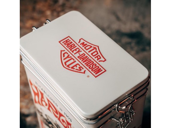 HDL-18628, H-D-1970s Racer Storage Tin