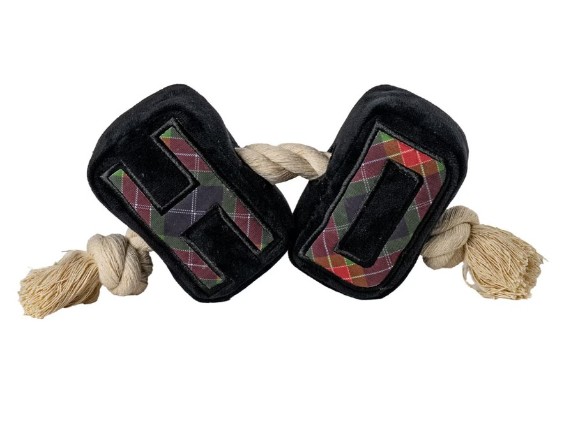 HDX-90240, Holiday Plaid Pet Toy Set