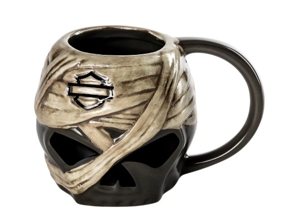 HDX-98687, Open B&S Sculpted Skull Mug