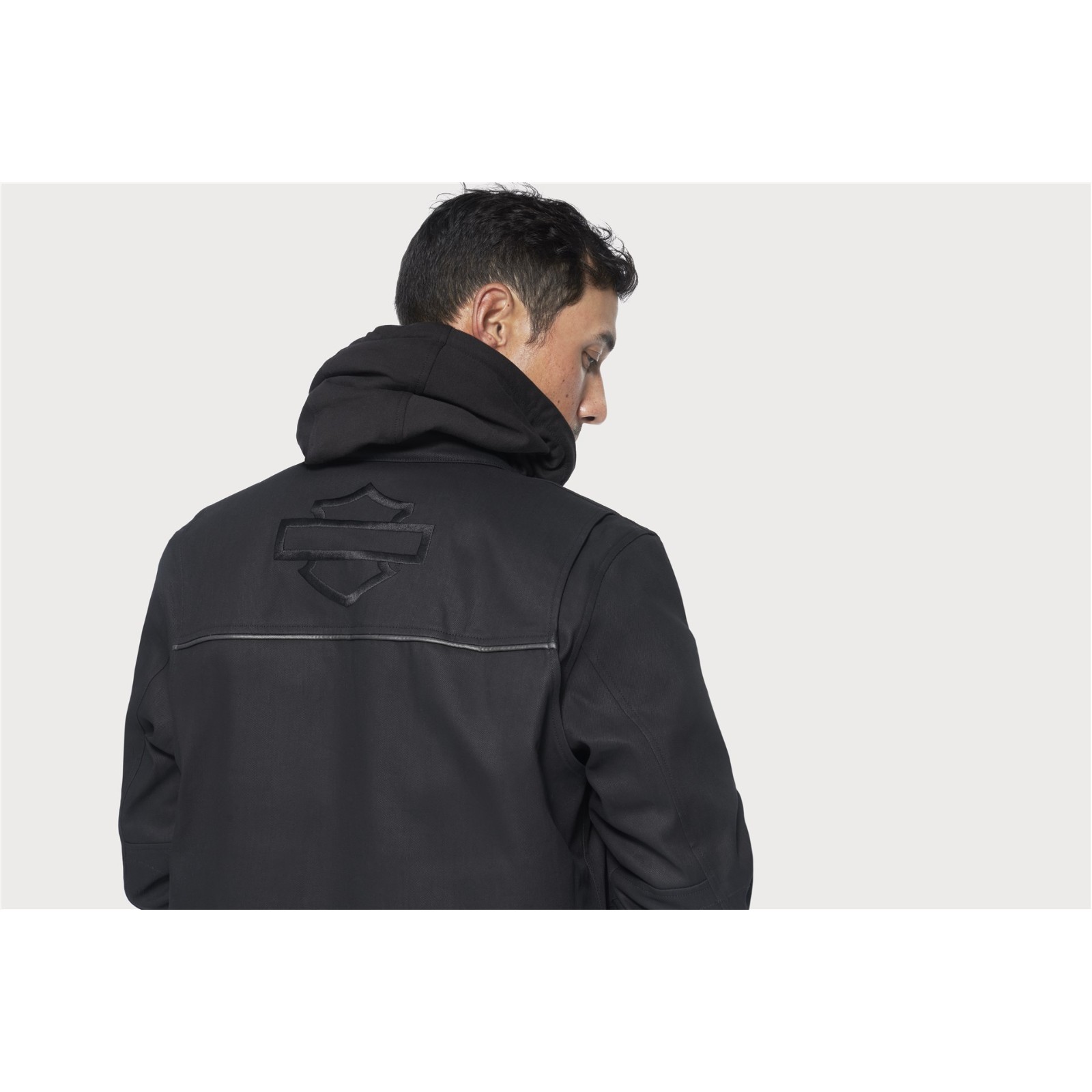Produktbild von Hoody Motorradjacke Roller Jacke Hoodie Mit Aramid Grau Gr  M   3xl