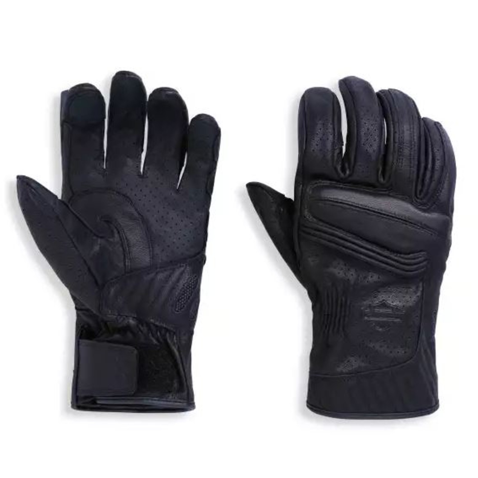 Harley-Davidson Motorradhandschuhe Herren - Wasserdichte Lederhandschuhe Braun