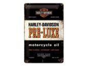 Harley-Davidson Blechpostkarte "PRE LUXE"