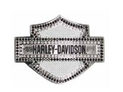 Harley-Davidson® Bar & Shield Gürtelschnalle mit Strass