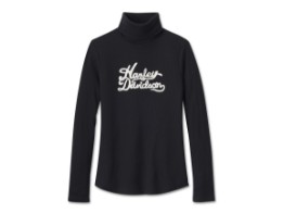 Harley-Davidson® Rollkragen-Langarm-Shirt Superstar Milwaukee Rib für Damen