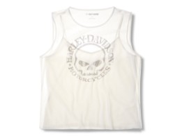 Harley-Davidson® Willie G Skull Bling Mesh Top