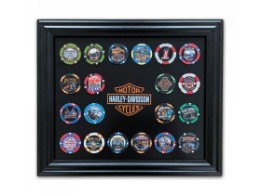 Harley-Davidson® Classic Magnetic Poker Chip Rahmen