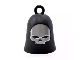 H-D Black Matte Skull Ride Bell