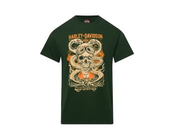 Harley-Davidson® Dealer T-Shirt Slithering mit Köhlbrandbrücke