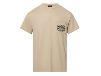 Harley-Davidson® Dealer T-Shirt Spiked Pocket mit Köhlbrandbrücke