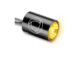 Kellermann Blinkleuchte schwarz Atto Dark Integral