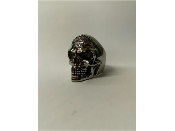 Harley-Davidson® Skull-Ring mit B&S im Schädel