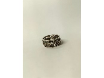 Harley-Davidson® Damen-Ring aus Sterlingsilber mit Bar&Shield