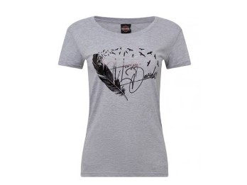 Harley-Davidson® T-Shirt Plume mit Dealer Backprint