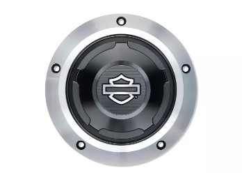 Harley-Davidson® Switchback Derby Deckel klar eloxiert & schwarz