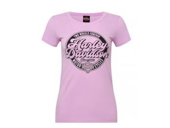 Harley-Davidson® T-Shirt Blossom mit Dealer Backprint und Glitzer