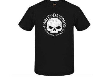 Harley-Davidson® Dealer-T-Shirt Willie Grunge/Skull BP für Herren