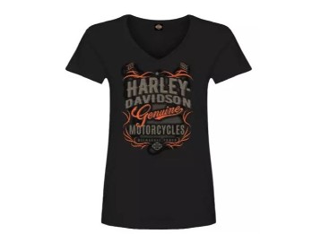 Harley-Davidson® Dealer-T-Shirt H-D Genuine Label für Damen