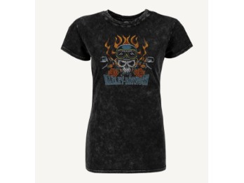 Harley-Davidson® Dealer-T-Shirt "Skull Dye" für Damen