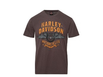 Harley-Davidson® Dealer T-Shirt Revolver mit Köhlbrandbrücke