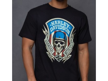 Harley-Davidson® Dealer T-Shirt "Skull Shield/Reeperbahn" für Herren