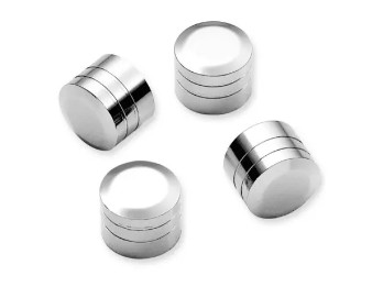 Harley-Davidson® Classic Chrome Bolzenabdeckungen für Kipphebelgehäuse
