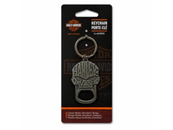 Harley-Davidson® Skull Flaschenöffner-Schlüsselanhänger