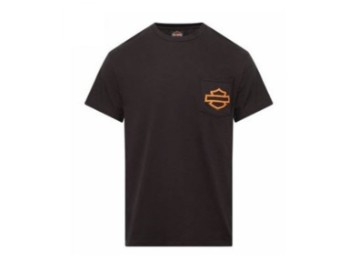 Harley-Davidson® Dealer T-Shirt Open B&S Pocket mit Köhlbrandbrücke
