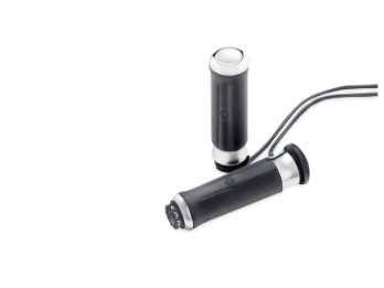 Harley-Davidson® Lenkergriffe Contoured Chrome & Rubber beheizt