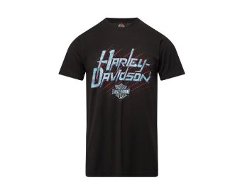 Harley-Davidson® Dealer T-Shirt Stoked mit Köhlbrandbrücke